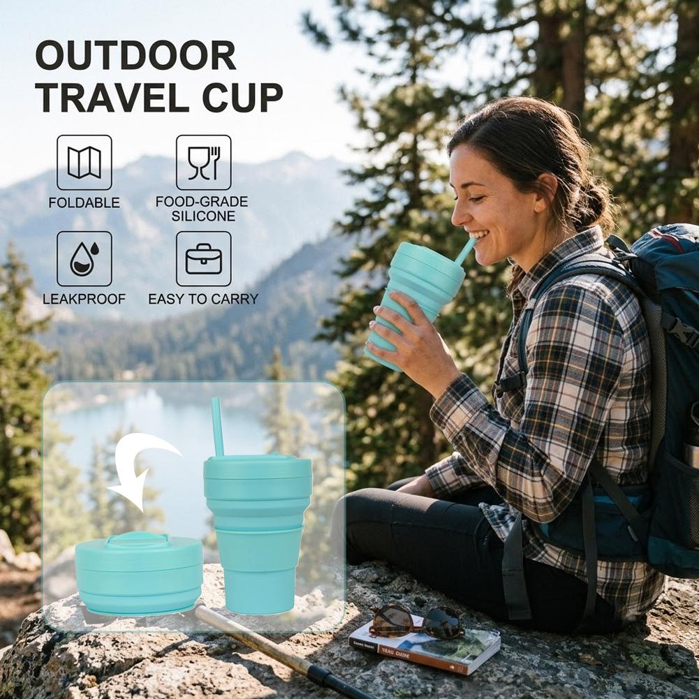 Collapsible Silicone Coffee Cu - đánh giá và giá Collapsible Water Bottle
