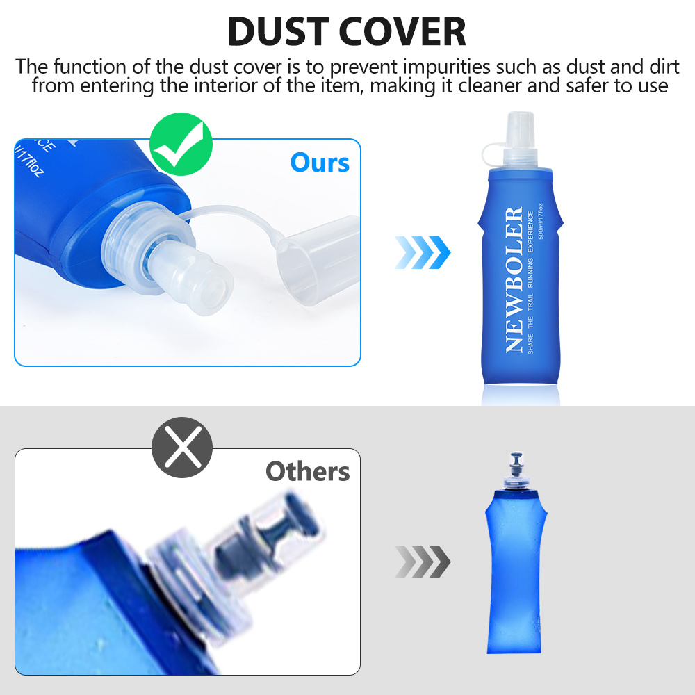 NEWBOLER 150ml 250ml 500ml Wat - đánh giá và giá Collapsible Water Bottle