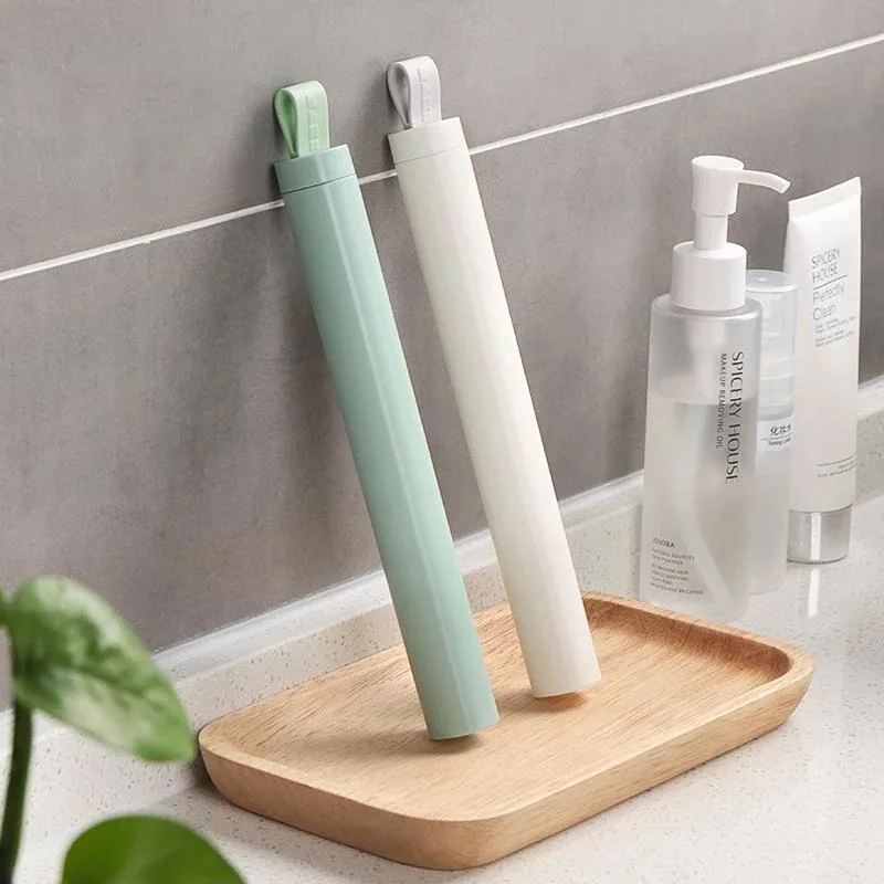 Portable Toothbrush Holder Wit - đánh giá và giá Outdoor Camping Bin