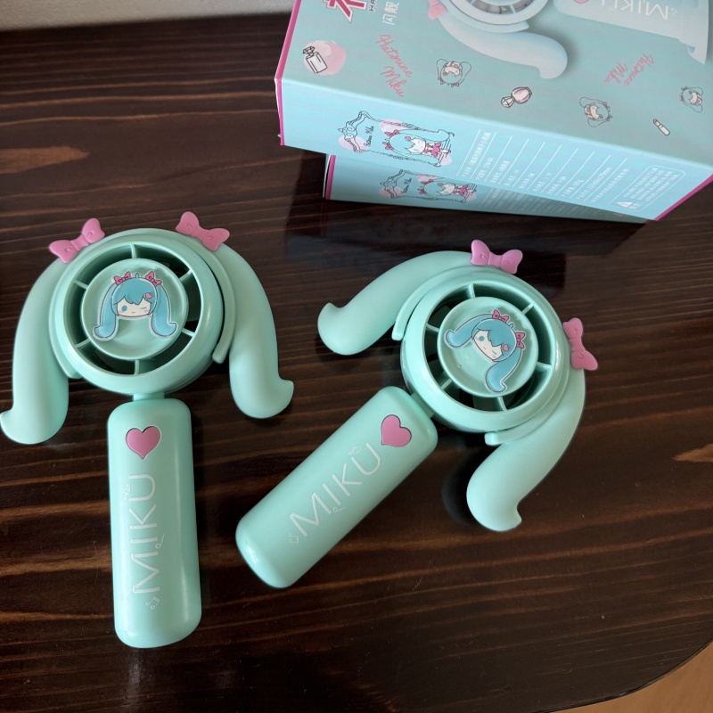 Hatsune Miku Mini Handheld Fan - đánh giá và giá Outdoor Camping Fan