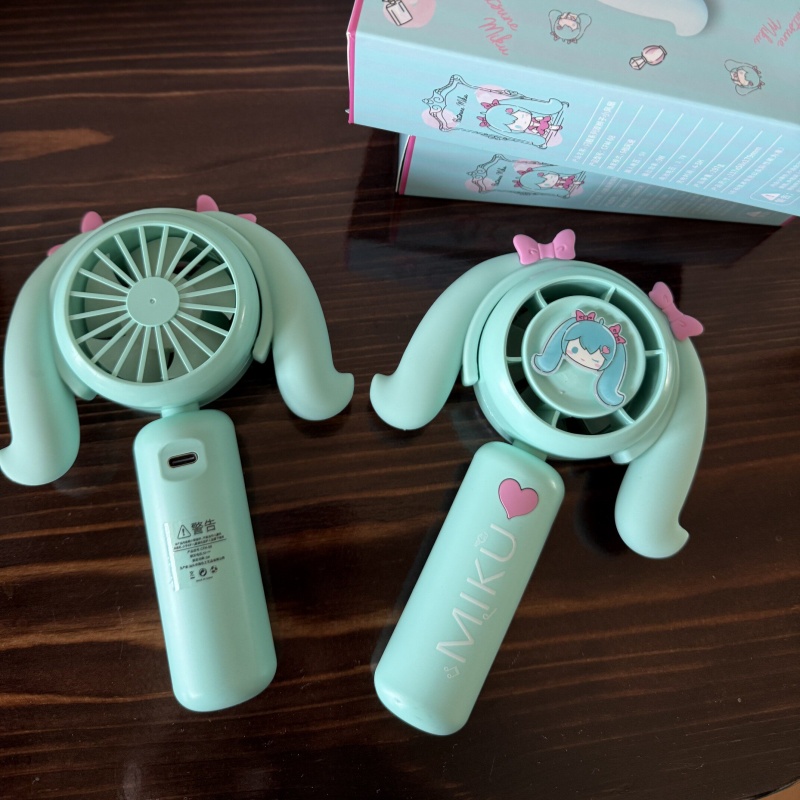 Hatsune Miku Mini Handheld Fan - đánh giá và giá Outdoor Camping Fan