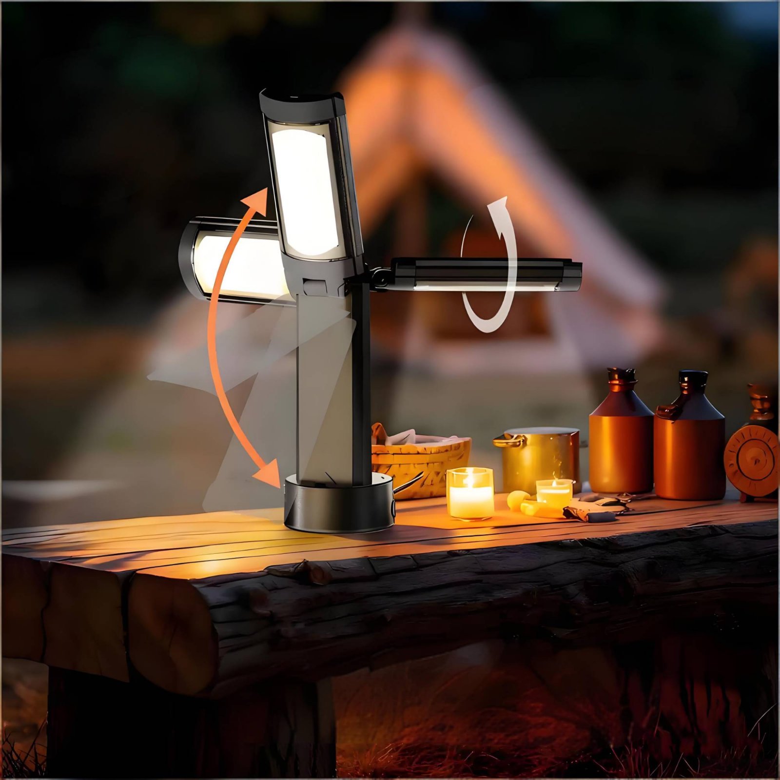 Telescopic Tent Lamp Adjustabl - đánh giá và giá Outdoor Camping Light Portable