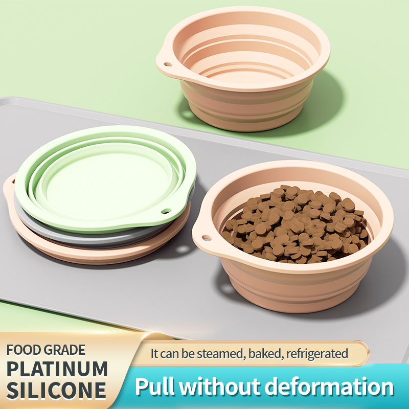 Collapsible Silicone Dog Bowl, - đánh giá và giá Collapsible Water Bottle