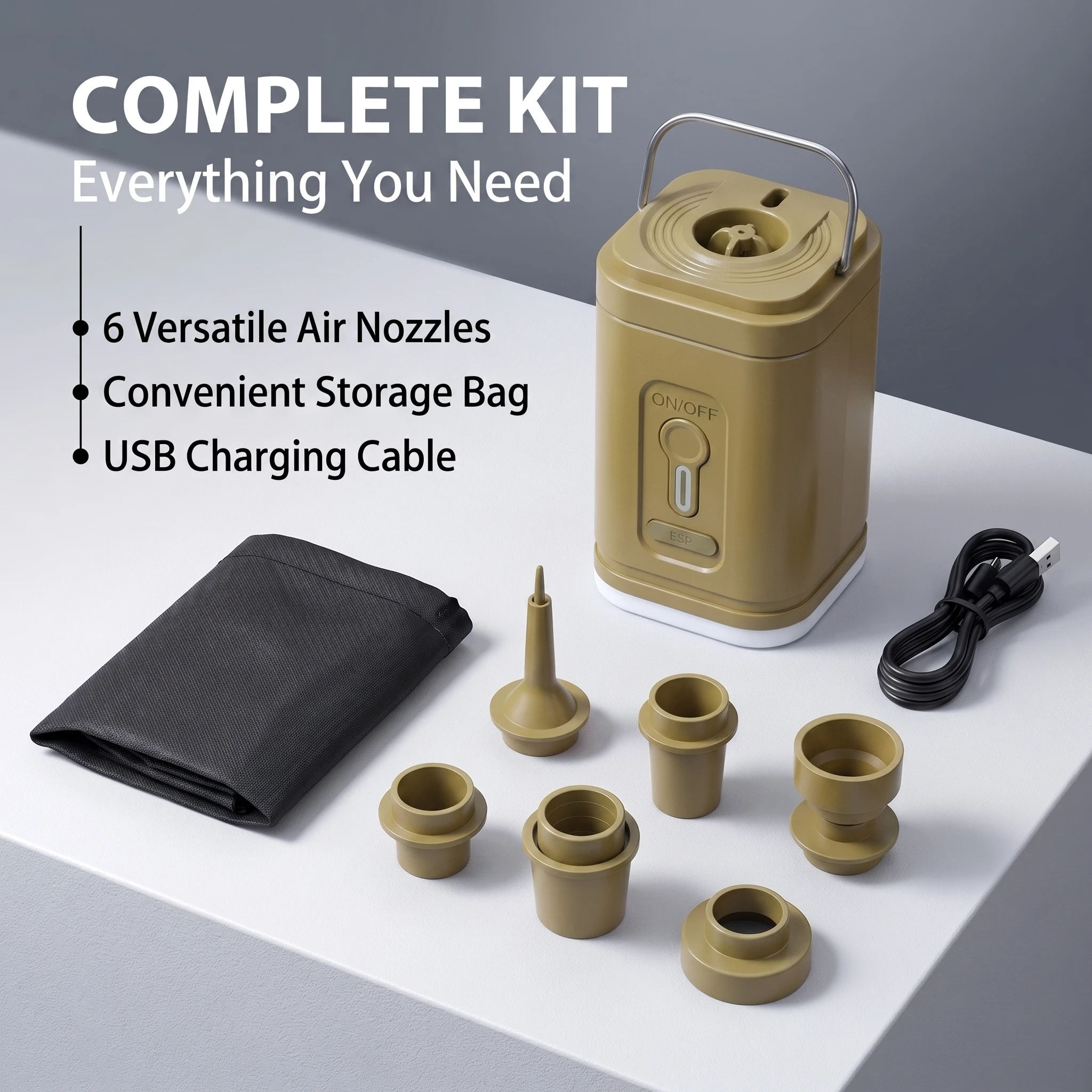 Cordless Mini Air Pump USB-C R - đánh giá và giá Outdoor Inflatable Camping Tent With Air Pump