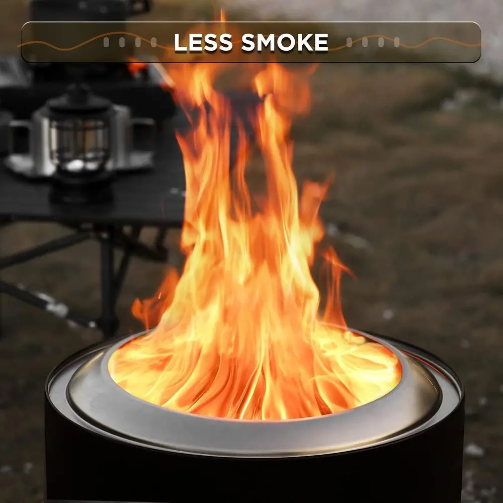 19 Inch Portable Outdoor Wood  - đánh giá và giá Outdoor Camping Wood Burning Stove