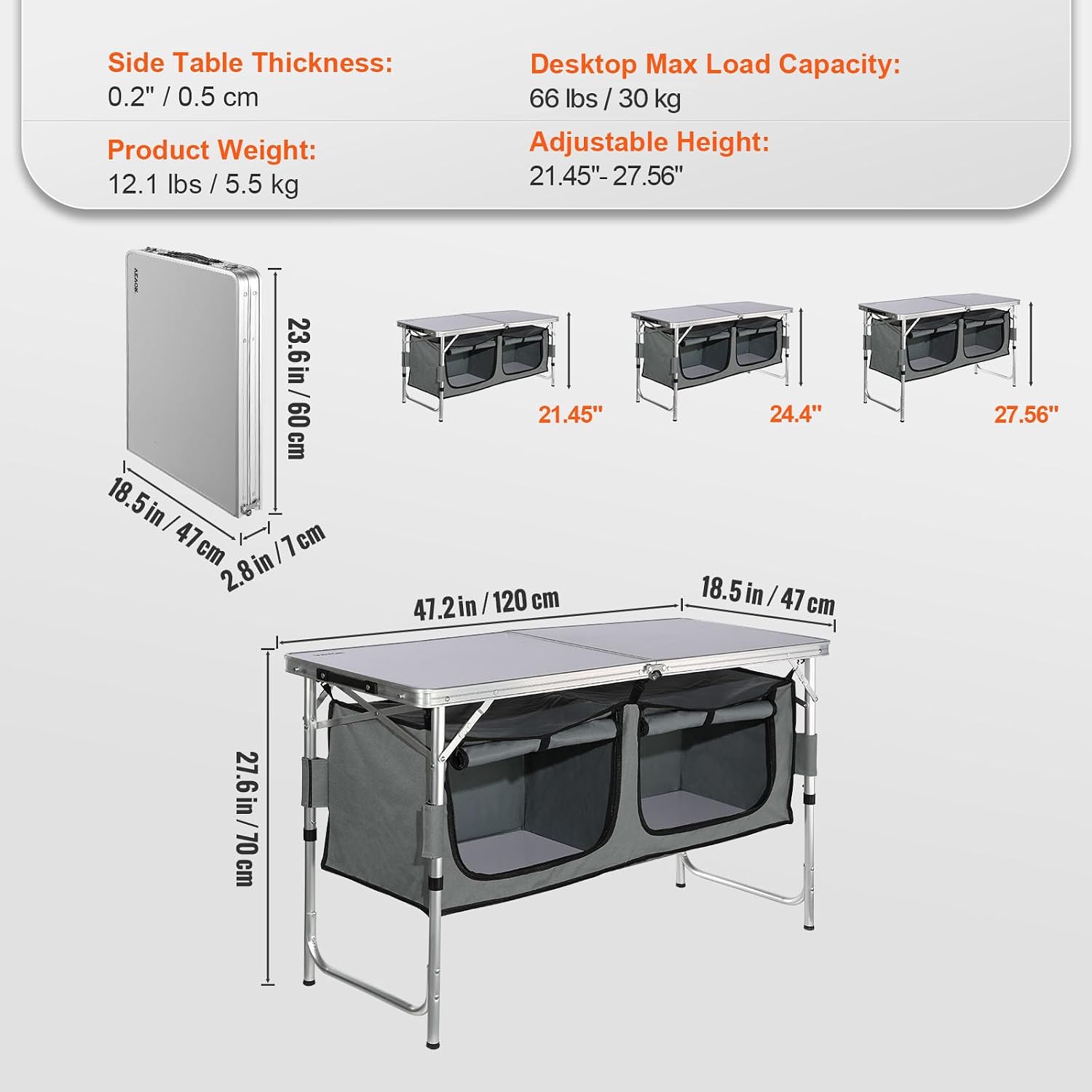 Camping Kitchen Station, 3 Adj - đánh giá và giá Outdoor Camping Kitchen Setup