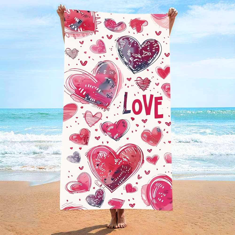 Heart Symbol Bath Towel 27x55i - đánh giá và giá Outdoor Camping Mat