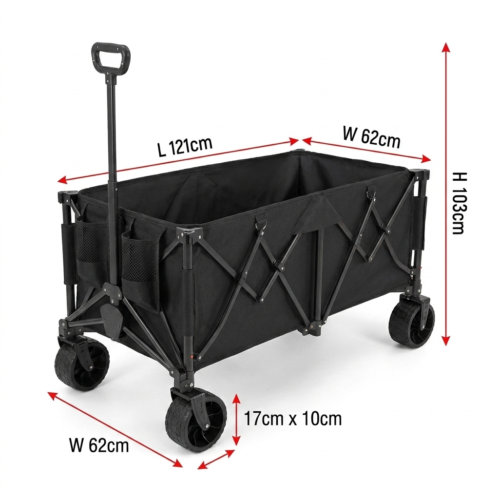 Custom Heavy-Duty Folding Wago - đánh giá và giá Outdoor Camping Wagon