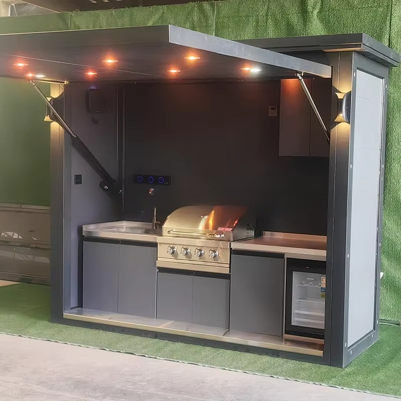 Portable Outdoor Kitchen Pod W - đánh giá và giá Outdoor Camping Kitchen Setup