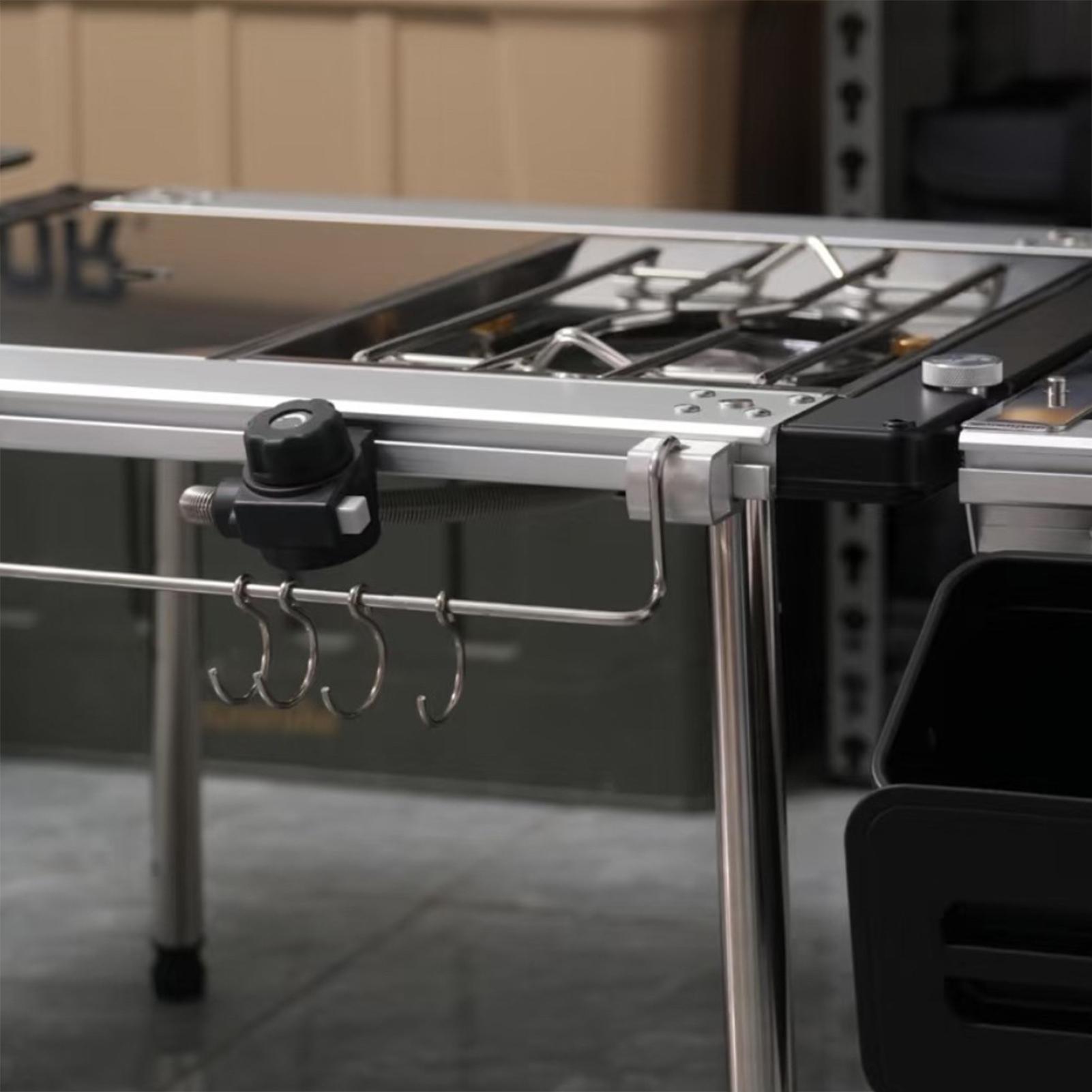 Slide Buckle for Camping Table - đánh giá và giá Outdoor Camping Kitchen Setup