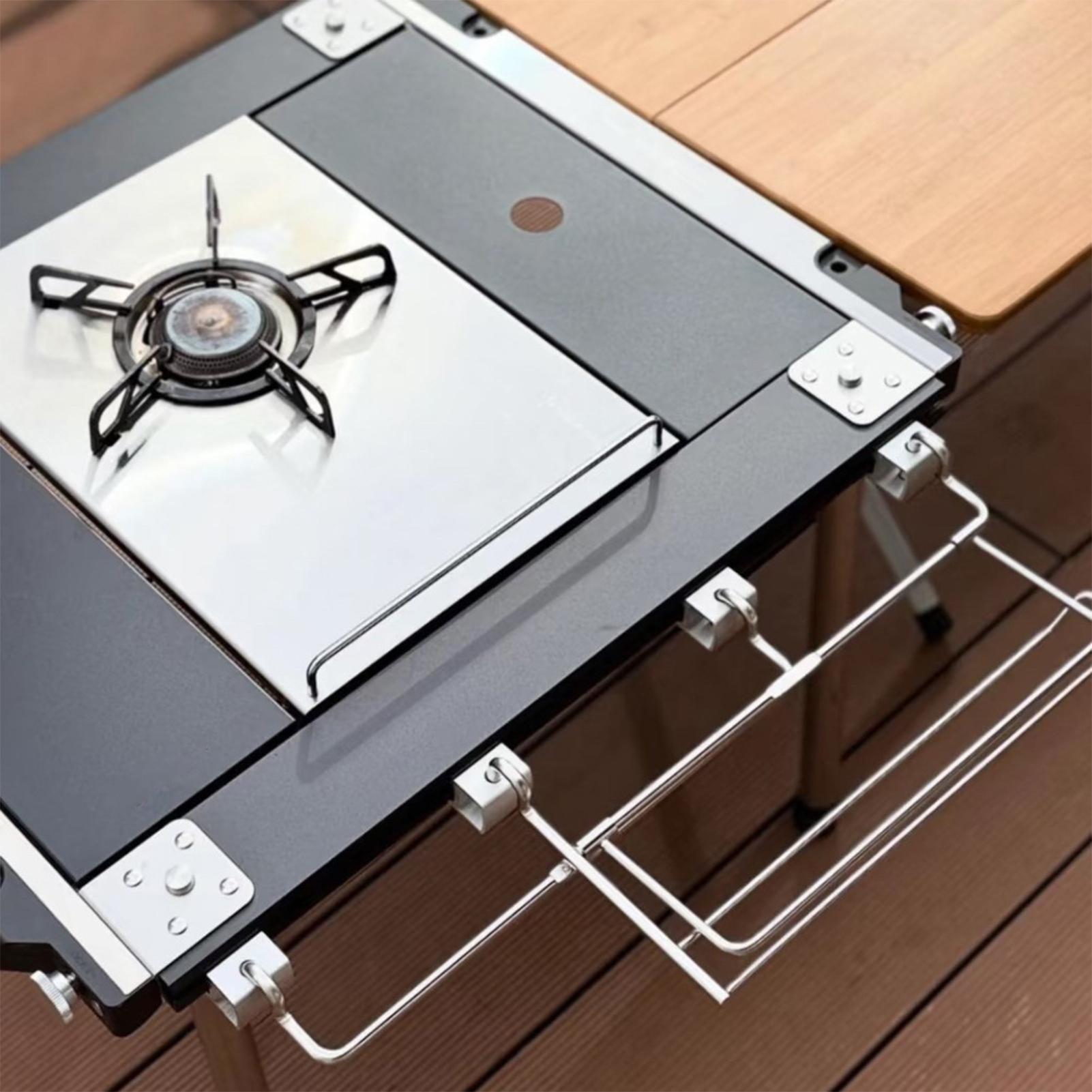 Slide Buckle for Camping Table - đánh giá và giá Outdoor Camping Kitchen Setup