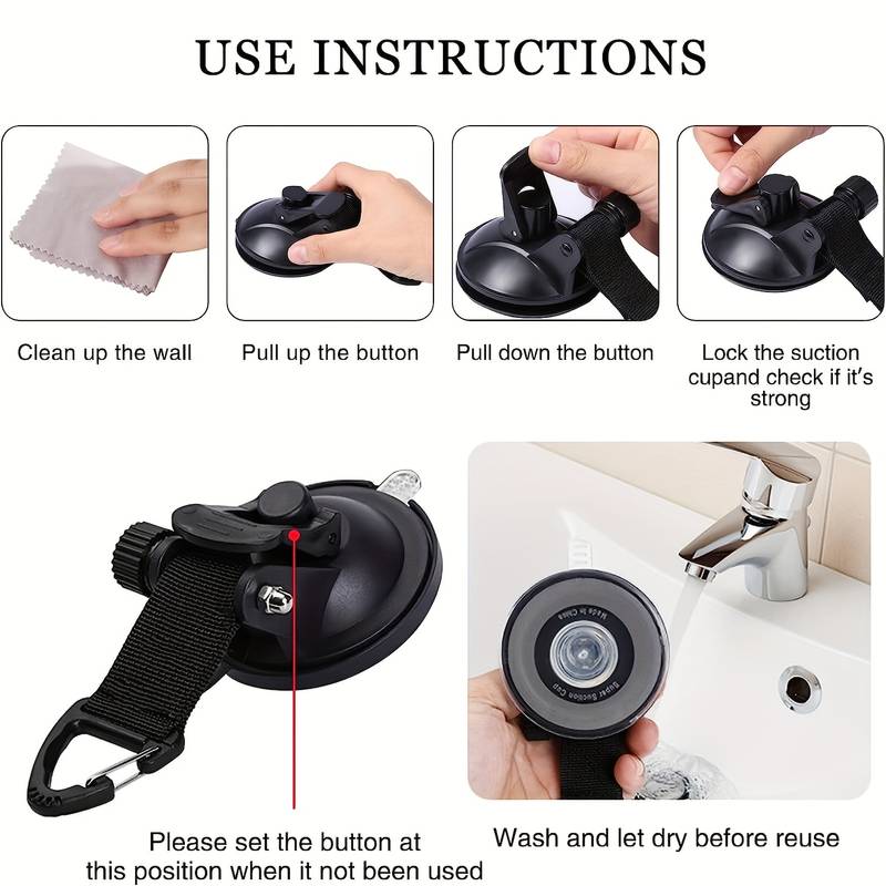 4Pcs Motorhomes Car Suction Cu - đánh giá và giá Outdoor Camping Accessories