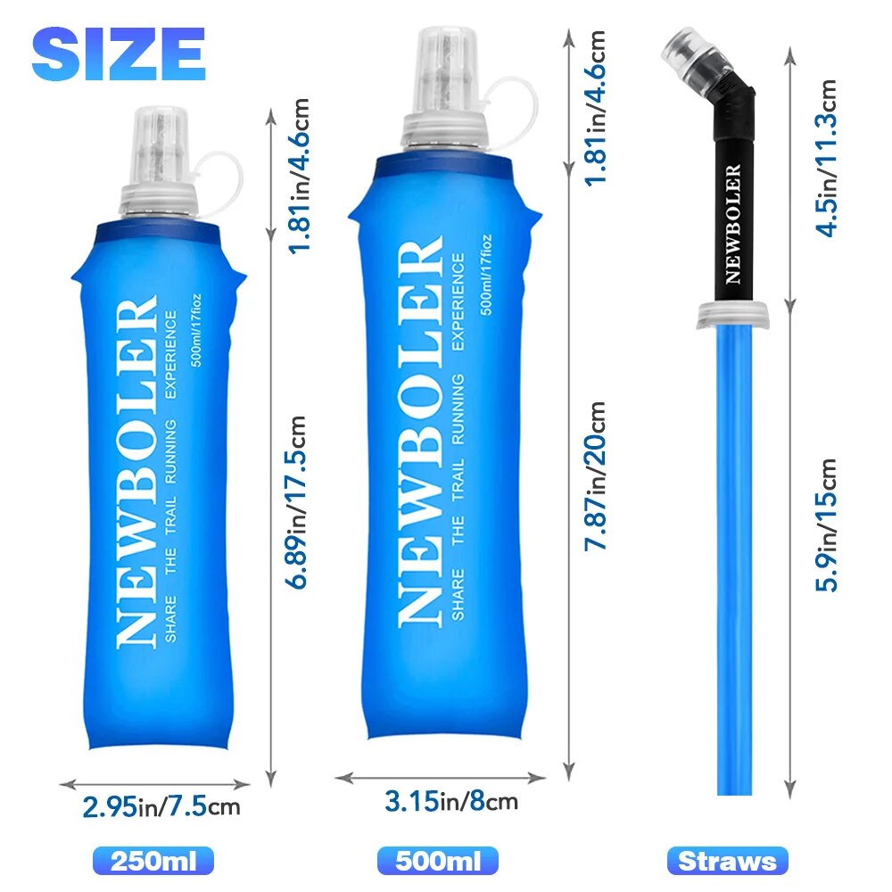 NEWBOLER 250ml 500ml Water Bot - đánh giá và giá Collapsible Water Bottle