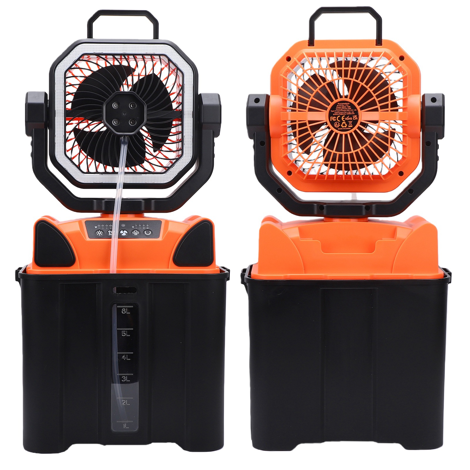 Rechargeable Camping Fan with  - đánh giá và giá Outdoor Camping Fan