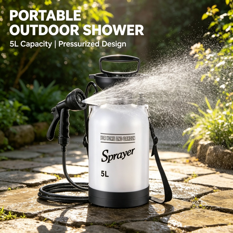 5L Portable Camping Shower Man - đánh giá và giá Outdoor Camping Showers